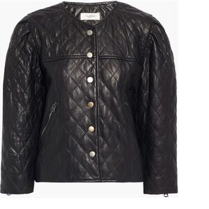 ISABEL MARANT ETOILE Adriana quilted leather jacket FR40(US8)